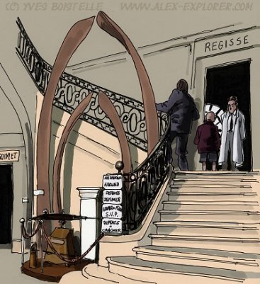 L'entr&eacute;e du Mus&eacute;um d'Histoire Naturelle du Havre, par Yves Boistelle
