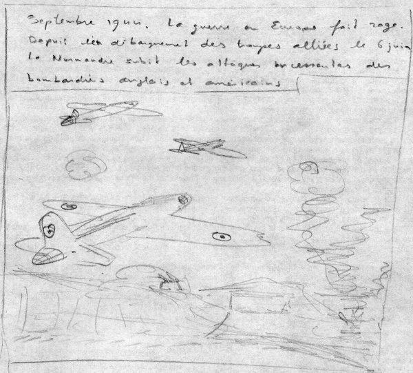 Lancasters s'approchant des c�tes normandes, par Ritsert Rinsma