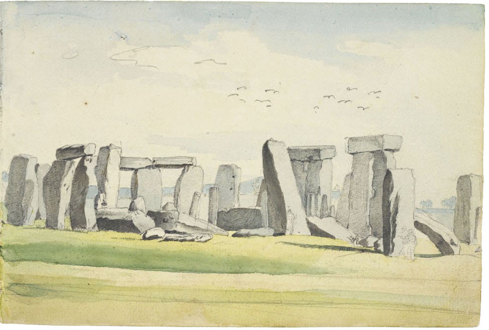 Charles-Alexandre Lesueur, Stone Henge, Wiltshire, Angleterre
