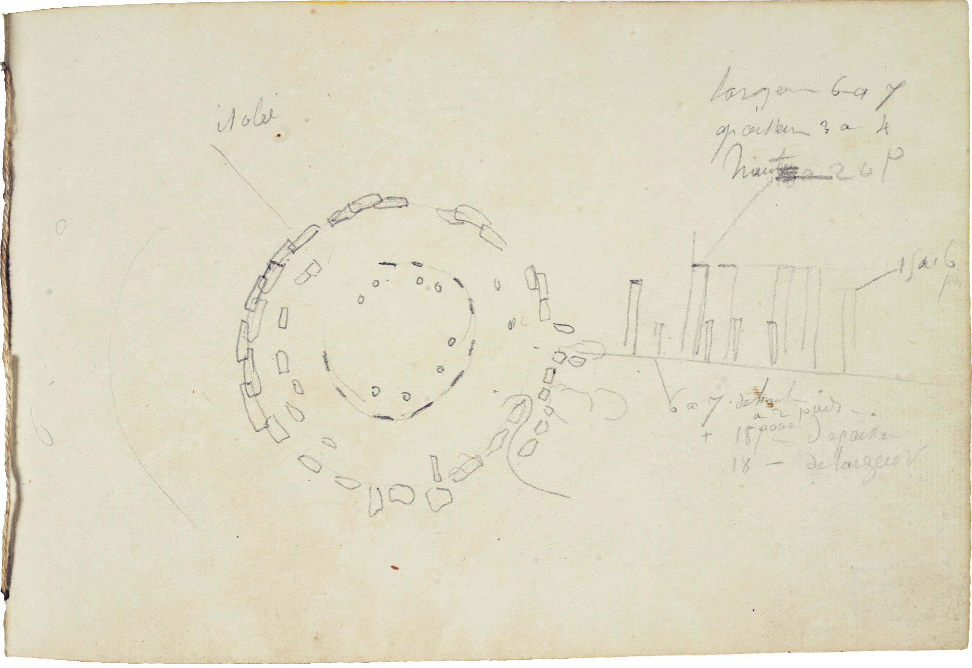 Charles-Alexandre Lesueur, Stone Henge, Wiltshire, Angleterre